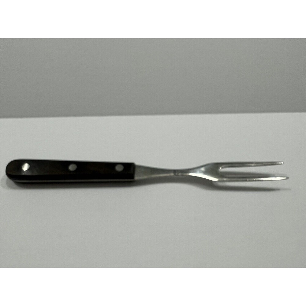 L C Germain Professional Carving Fork Wood Handle Stainless Steel 10.5 Japan